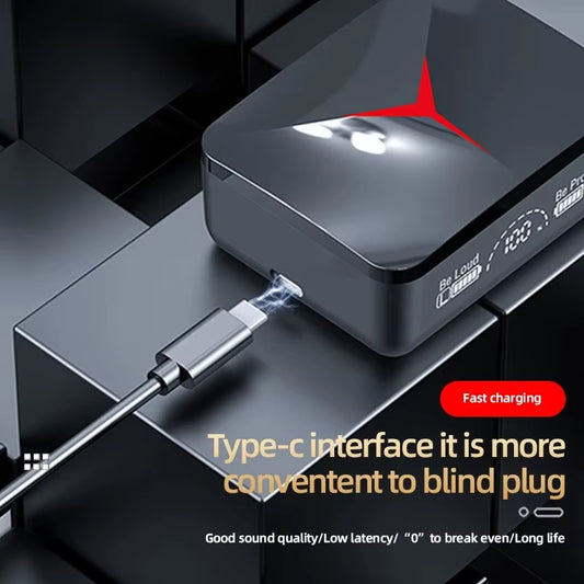 Écouteurs sans fil Bluetooth 5.2 TWS, M90 Pro, casque de jeu, réduction du bruit, musique sportive, écouteurs pour téléphones, affichage LED, nouveau