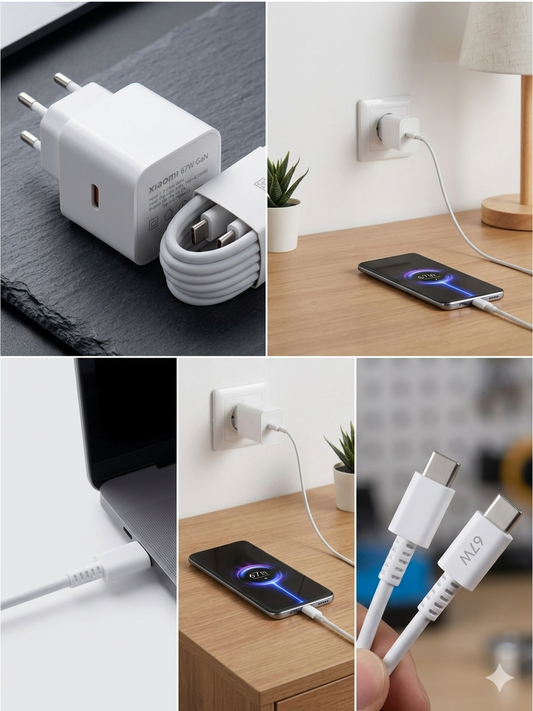 Chargeur HyperRapide Xiaomi 67W : Type-C
