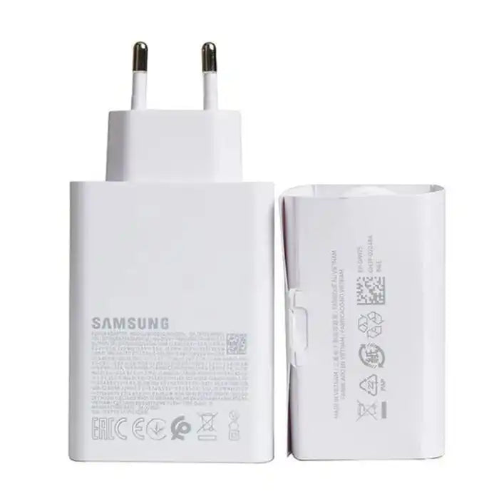 Samsung Chargeur Ultra Rapide Trio 65W 2X Ports USB Type C & 1x USB Type A câble type c