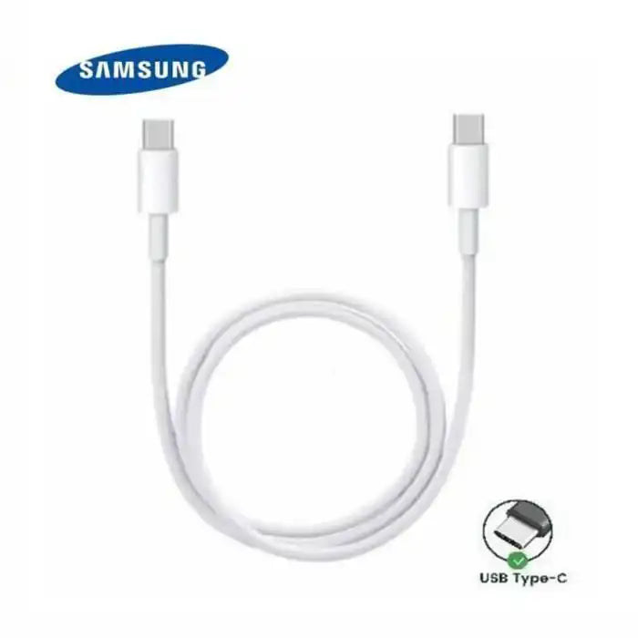 Samsung Chargeur Ultra Rapide Trio 65W 2X Ports USB Type C & 1x USB Type A câble type c