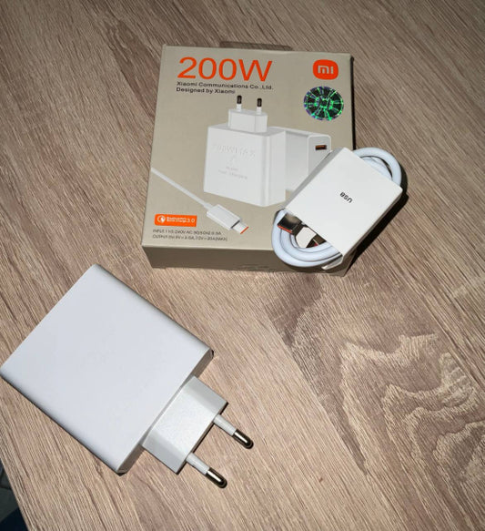 Chargeur HyperRapide Xiaomi 200W : Type-C
